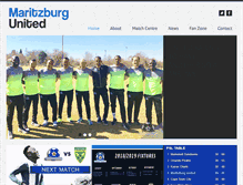 Tablet Screenshot of maritzburgunited.co.za
